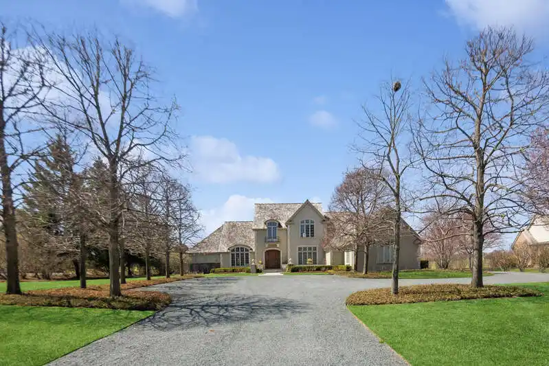 Classic French Manor Home Exudes Timeless Elegance and Sophistication.