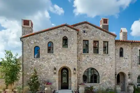 Fabulous Custom Home with Stone Walled Courtyard