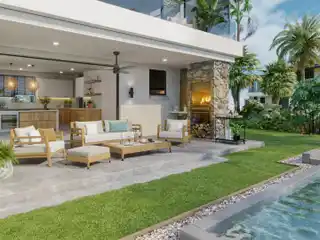 Elegant Mauritian Villa with Wrap-Around Balcony