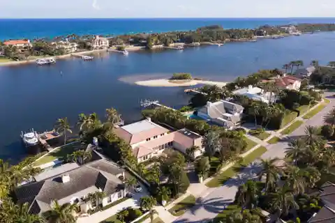 Mediterranean Villa with Panoramic Views of the Intracoastal Frontage
