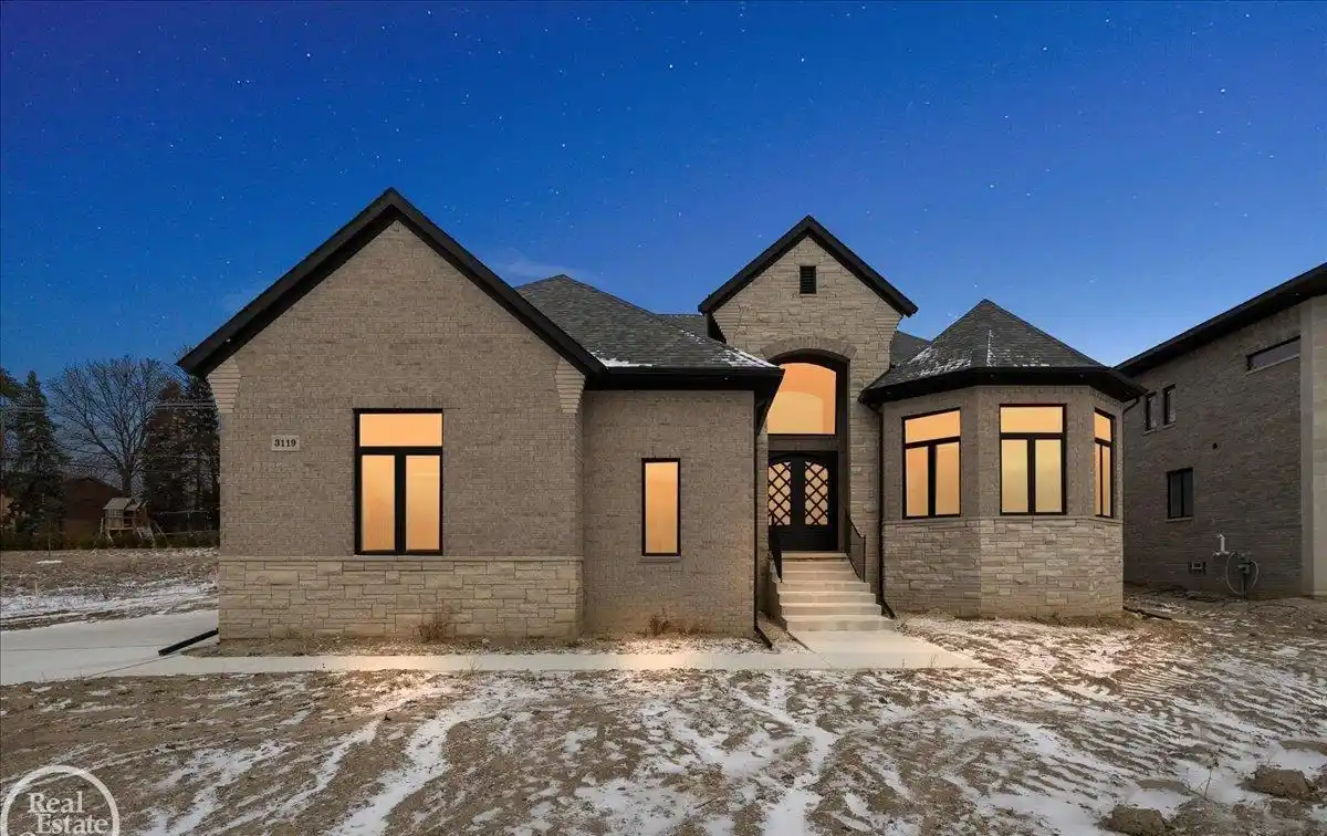 Luxury Colonial Home Under Construction in Shelby Township