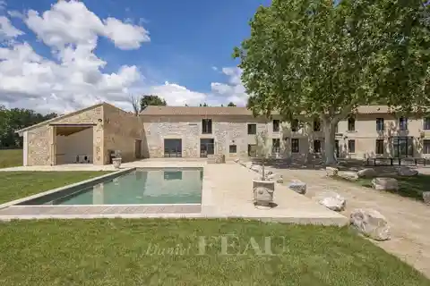 Historic Alpilles Estate with Panoramic Views