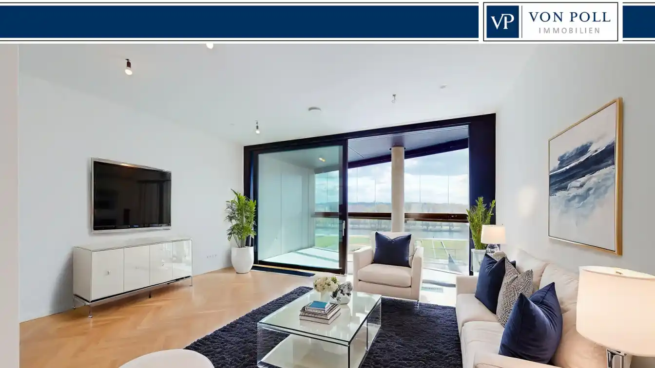 Apartment in the Hafenparkquartier with a View of the Main River