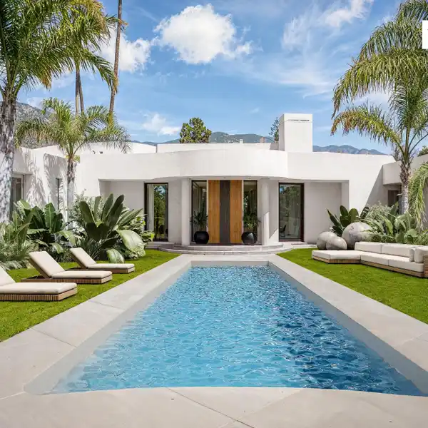 MID-CENTURY ELEGANCE MEETS A DELIGHTFUL PALM SPRINGS VIBE