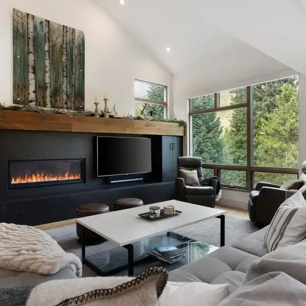 MODERN OPEN-PLAN MOUNTAIN DUPLEX
