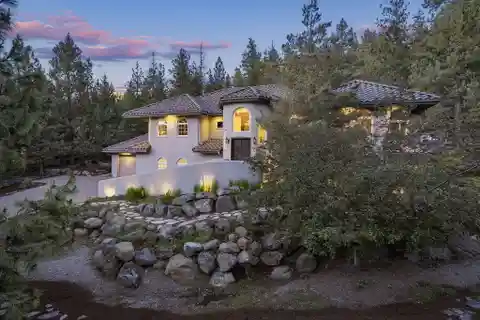 Custom Spanish-Style Home in Awbrey Glen