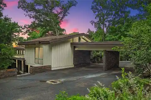 Mid-Century Modern Home in a Private Wooded Enclave
