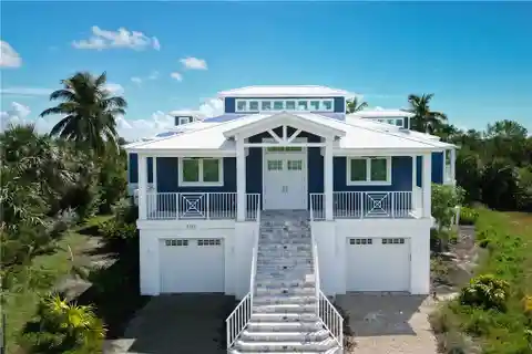 Elevated Custom Home on the Sanibel River
