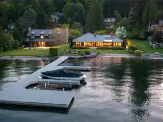 Stunning Walk-out Waterfront Home