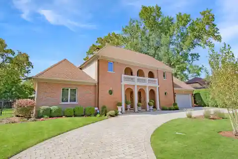 Mediterranean Mansion with Circular Drive and Gourmet Kitchen