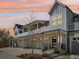 Modern Farmhouse Townhome with Rare Private Backyard