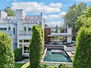Sleek Modern Masterpiece with Saltwater Pool