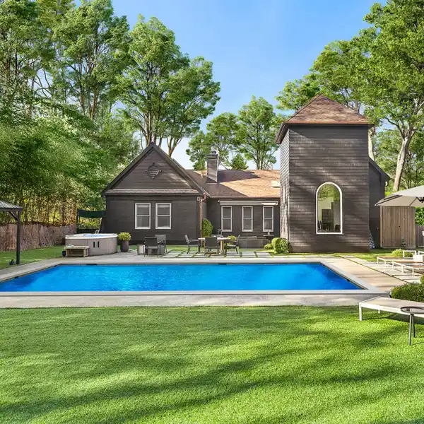 CUSTOM TRANSITIONAL STYLE HOME EXUDING MODERN ELEGANCE