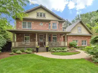 Exquisite Brick and Cedar Home on a Double Lot