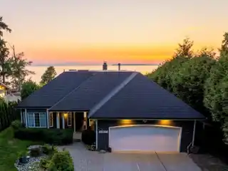 Waterfront Home with Sunset Views