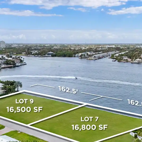 TWO EXTRAORDINARY INTRACOASTAL LOTS