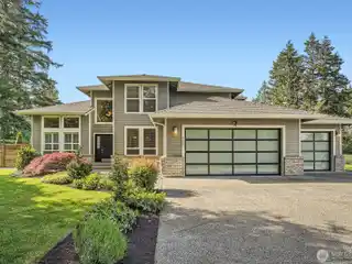 Private Northwest Contemporary with Expansive Garage