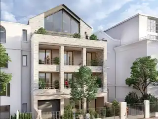 Split-Level Apartment on the Top Floor of  Villa Palissy