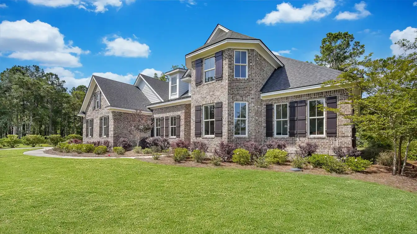 Stunning Brick Home with Custom Details, Serene Views, and Unfinished Bonus Space