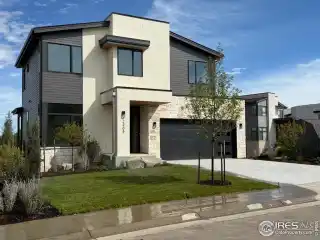 New Custom Modern Home with Mountain Views