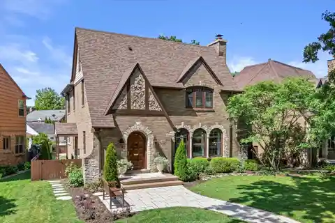 Storybook Tudor Steps from Lake Michigan