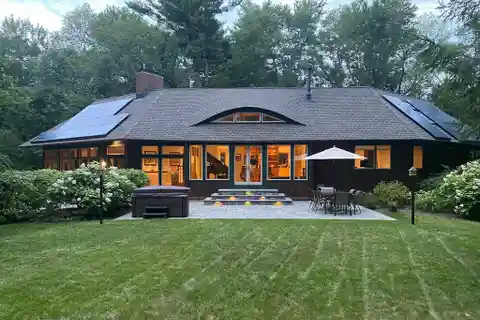 Privacy and Style in a Wooded Setting