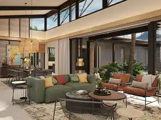 Elegant Villa with Panoramic Lagoon and Golf Views