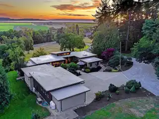 Exquisite Mid-Century Style Home on 6.4 Acres
