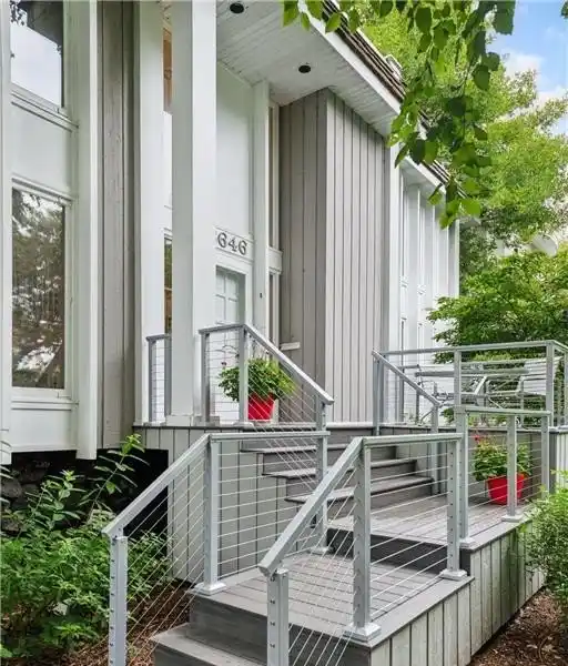 ARCHITECTURAL ELEGANCE STEPS FROM THE SHORELINE