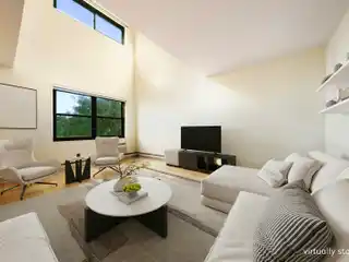 Bright and Dramatic Three-Bedroom Home