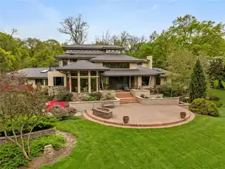 Contemporary Masterpiece with Creek and Park Views