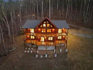 New Construction Log Home in Falling Waters