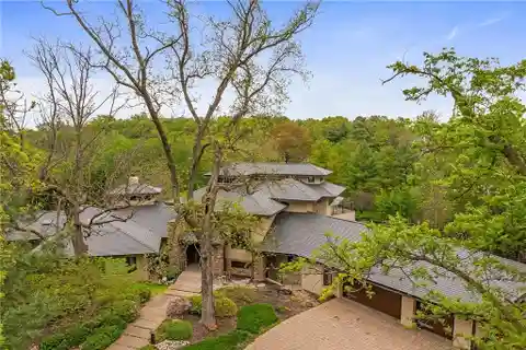 Contemporary Masterpiece with Creek and Park Views