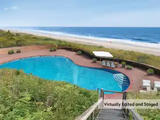 Prime East Hampton Oceanfront Compound for Lease