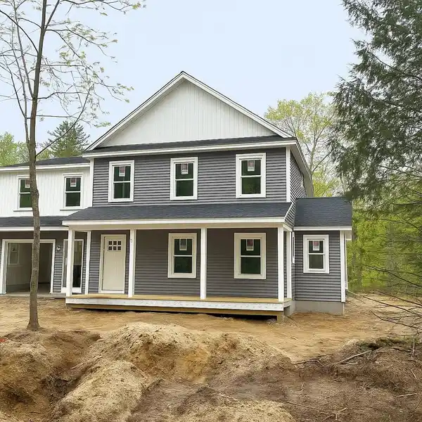 NEARLY COMPLETED MODERN HOME IN NORTH YARMOUTH