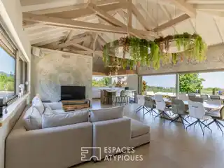 Contemporary Home Surrounded by Vineyards