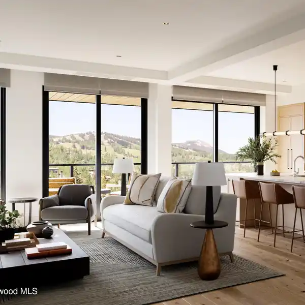 CORNER UNIT WITH A BALCONY ON THE MOUNTAIN SIDE OF STRATOS