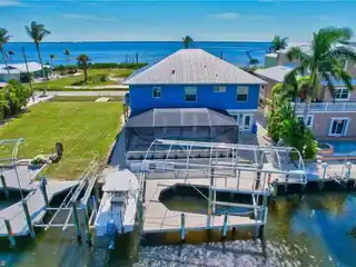 Remarkable Waterfront Gulf Access Pool Home