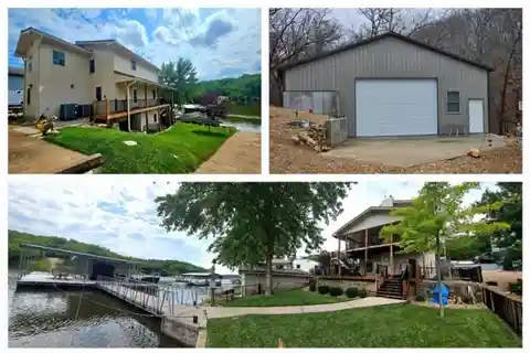 Turnkey Lakefront Retreat with Multiple Garages
