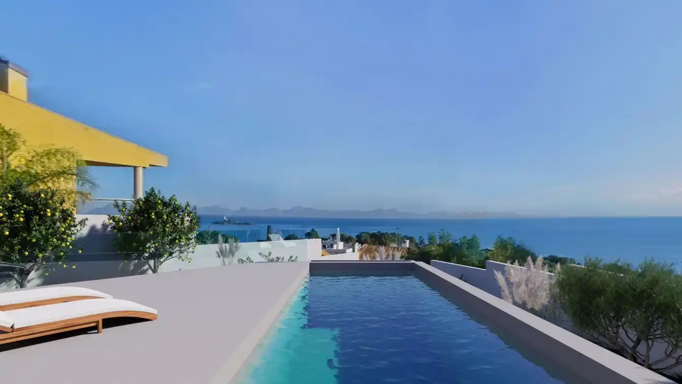 Exclusive Plot with Building Project and Sea Views