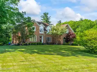 Custom Brick Estate with Adjacent Private Parcel