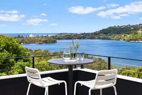 Architecturally Creative Retreat with Panoramic Lake and Ocean Views