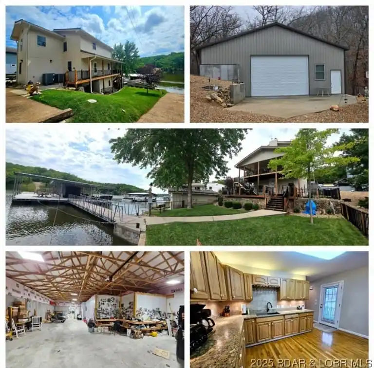 Turnkey Lakefront Retreat with Multiple Garages