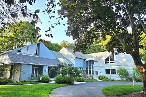 Sleek Lined Contemporary Home with Stunning Lake Views