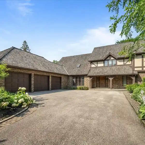 TUDOR-STYLE HOME WITH STUNNING WATER VIEWS