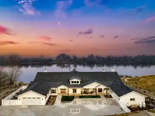 Exceptional River Front Property on Nearly Two Acres