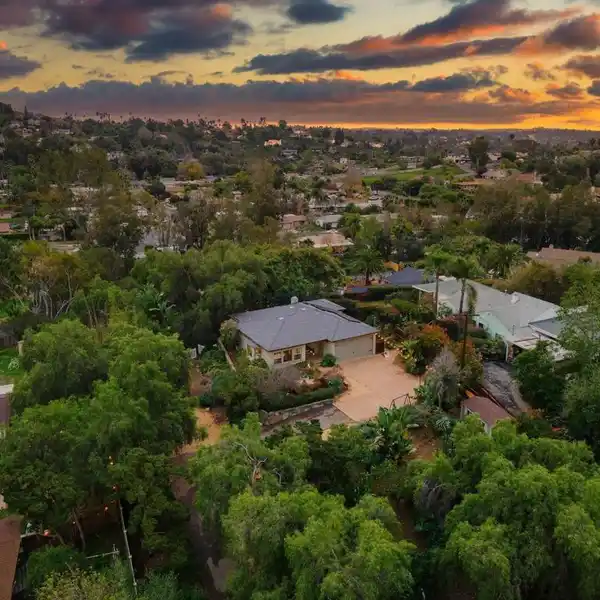 STAINED HARDWOOD FLOORS AND EXPOSED WOOD BEAMS