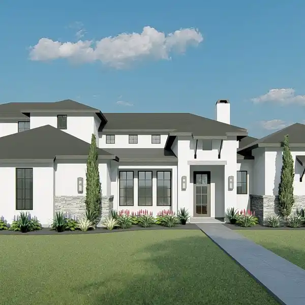 MODERN TRANSITIONAL HOME ON LARGE LOT IN THE VINES OF HASLET