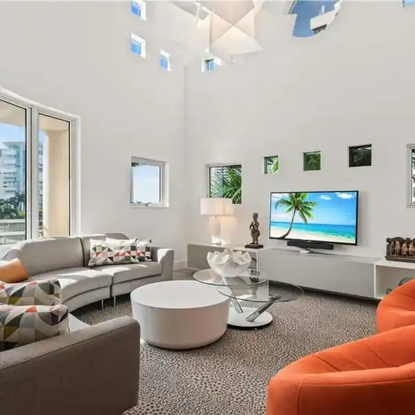 CONTEMPORARY BAY-FRONT MASTERPIECE AT THE TROPICS IN THE HEART OF PARK SHORE