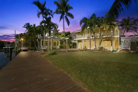 Remodeled Key West-Style Waterfront Home
